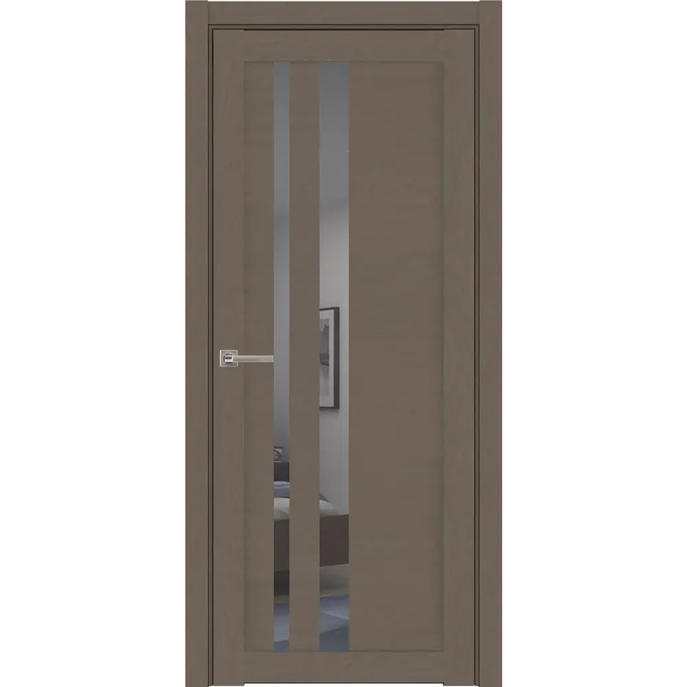 Фото Дверь межкомнатная Uberture Uniline light soft touch 30008 остеклённая 200x90см пленка ПВХ цвет софт тортора без замка и петель Фото Дверь межкомнатная Uberture Uniline light soft touch 30008 остеклённая 200x90см пленка ПВХ цвет софт тортора без замка и петель