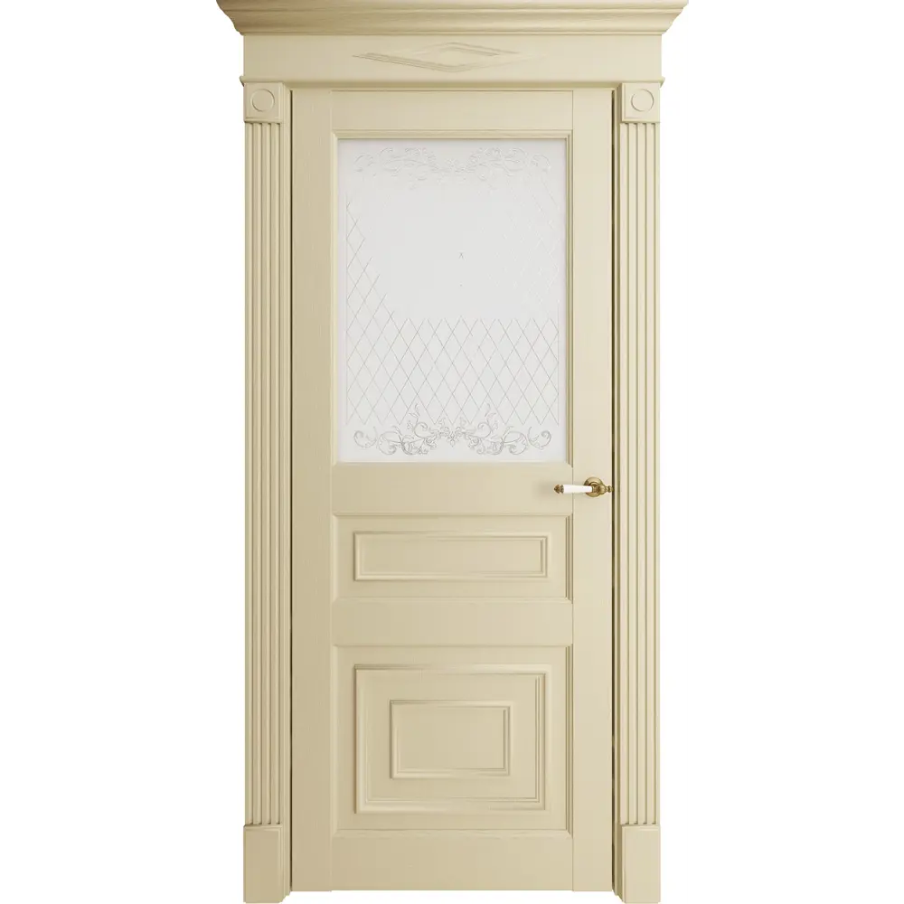 Фото 2 Дверь межкомнатная Uberture Florence style 62001 остеклённая 200x70см пленка ПВХ цвет серена керамик без замка и петель Фото 2 Дверь межкомнатная Uberture Florence style 62001 остеклённая 200x70см пленка ПВХ цвет серена керамик без замка и петель