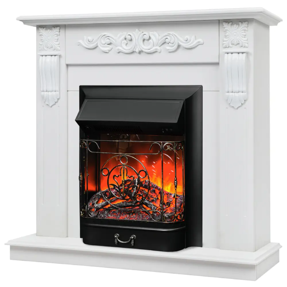 Фото 2 Каминокомплект REALFLAME DOMINICA STD/EUG WT + Majestic Lux BL цвет Белый матовый Фото 2 Каминокомплект REALFLAME DOMINICA STD/EUG WT + Majestic Lux BL цвет Белый матовый