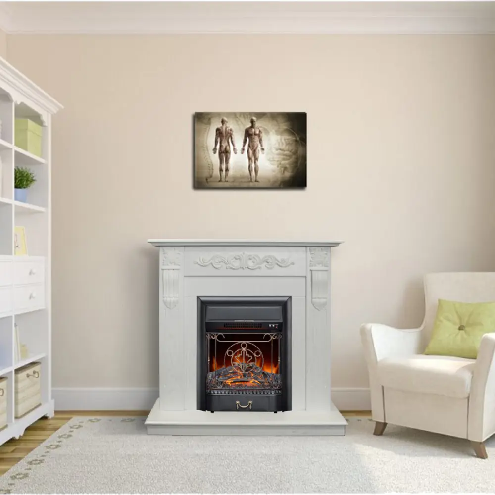 Фото 3 Каминокомплект REALFLAME DOMINICA STD/EUG WT + Majestic Lux BL цвет Белый матовый Фото 3 Каминокомплект REALFLAME DOMINICA STD/EUG WT + Majestic Lux BL цвет Белый матовый