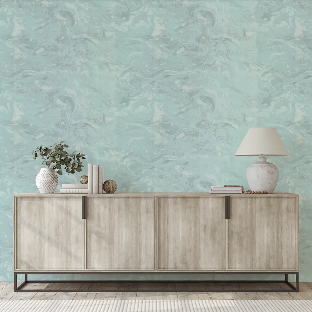 Фото 3 Обои флизелиновые Wall Decor Вихрь бирюзовые 1.06 м 75306-47 Фото 3 Обои флизелиновые Wall Decor Вихрь бирюзовые 1.06 м 75306-47