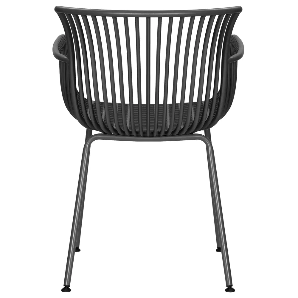 Фото 2 Кухонный стул Dobrin Ross 56x81x58.2 см пластик цвет темно-серый