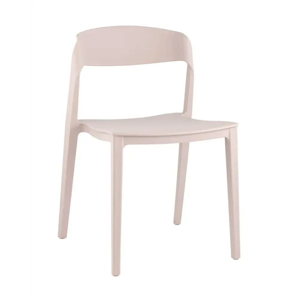 Фото 7 Стул Stool group Moris 43.5x77.5x51.5 см пластик цвет нежно-розовый 4 шт.