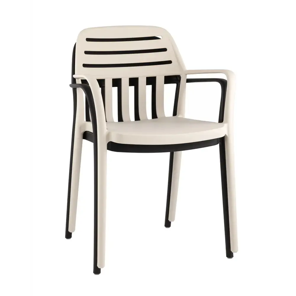 Фото 5 Стул Stool group Siena 43x80x56.5 см пластик цвет бежевый 2 шт. Фото 5 Стул Stool group Siena 43x80x56.5 см пластик цвет бежевый 2 шт.
