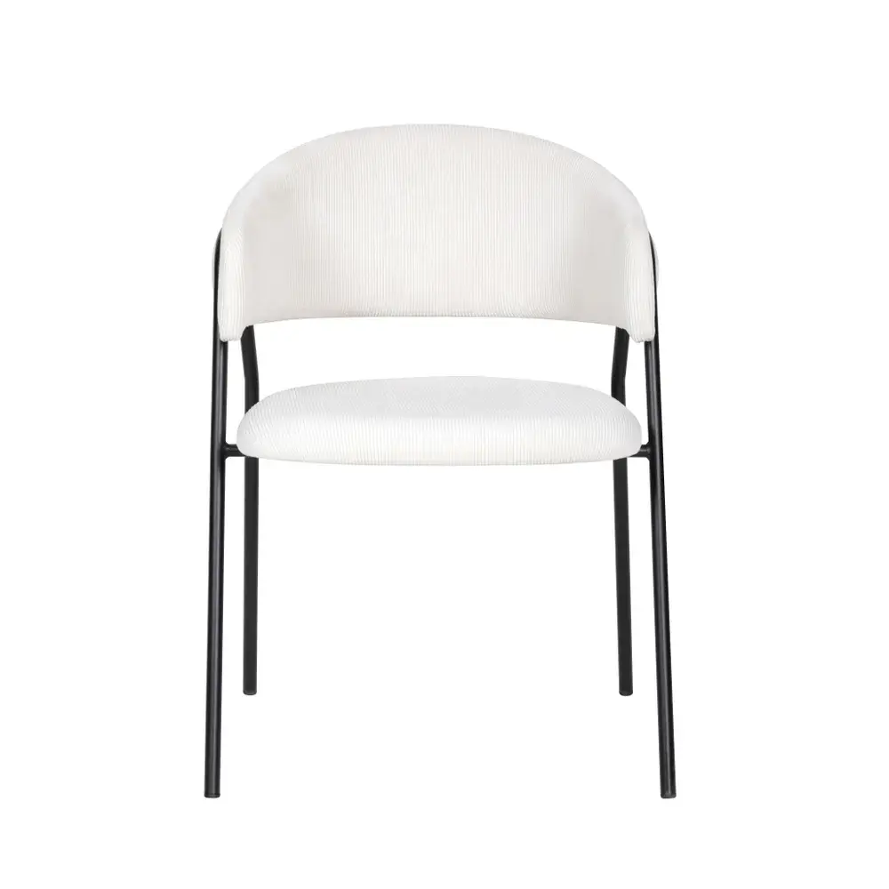 Фото 2 Стул Stool group Колин 57x79x47 см вельвет цвет молочный Фото 2 Стул Stool group Колин 57x79x47 см вельвет цвет молочный