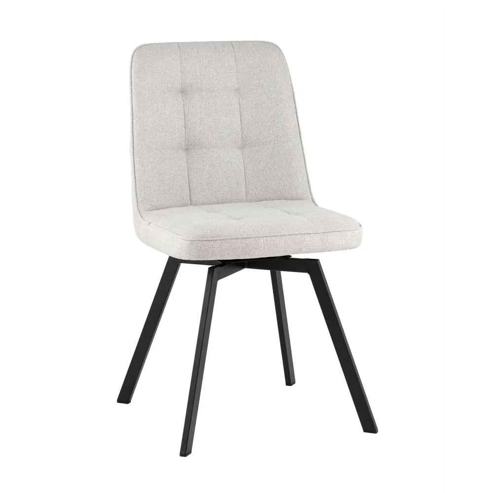 Фото 3 Стул Stool group Pleid 46x85.5x56 см рогожка цвет серый 2 шт. Фото 3 Стул Stool group Pleid 46x85.5x56 см рогожка цвет серый 2 шт.