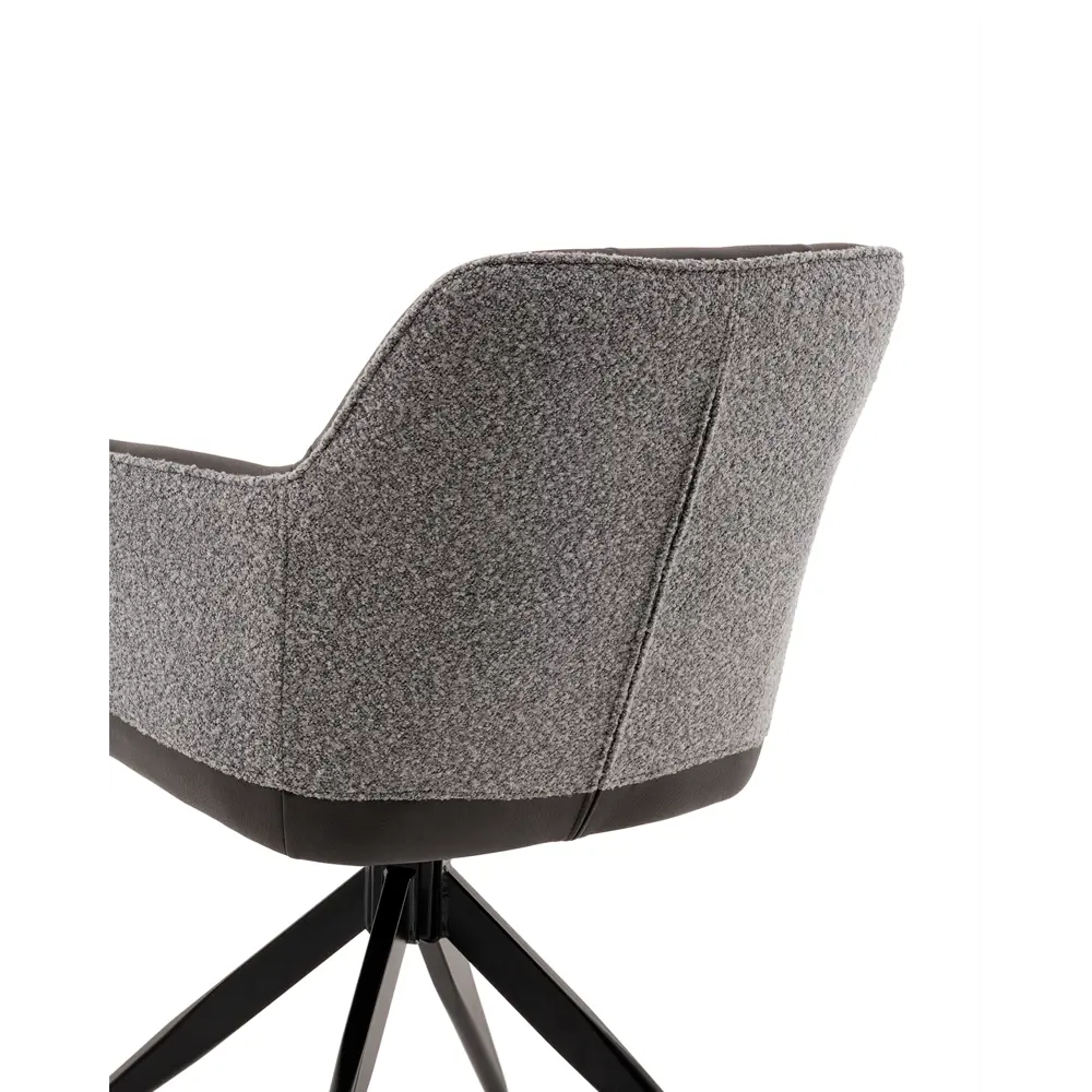 Фото Стул Stool group Naya 45x87x63.5 см ткань цвет серый