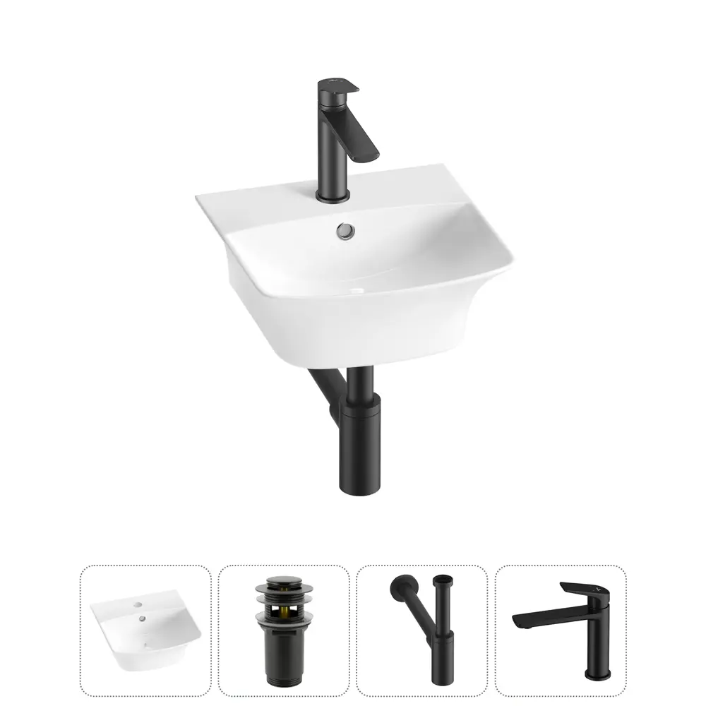 Фото 10 Раковина Lavinia boho bathroom sink 20216730R 35см цвет раковина 4 в 1: донный клапан, сифон, смеситель Фото 10 Раковина Lavinia boho bathroom sink 20216730R 35см цвет раковина 4 в 1: донный клапан, сифон, смеситель