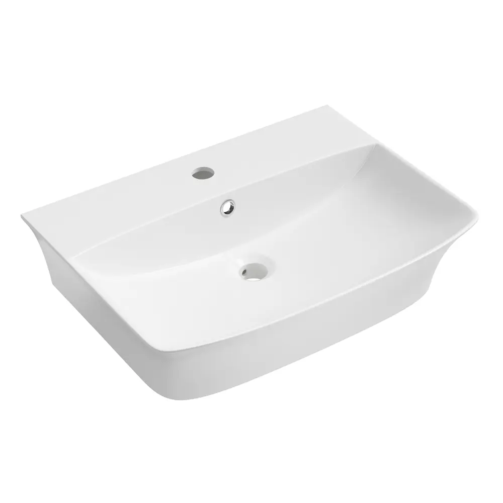 Фото 12 Раковина накладная подвесная Lavinia Boho Bathroom Sink 55x42 20219978R в комплекте для ванной комнаты цвет матовый белый Фото 12 Раковина накладная подвесная Lavinia Boho Bathroom Sink 55x42 20219978R в комплекте для ванной комнаты цвет матовый белый