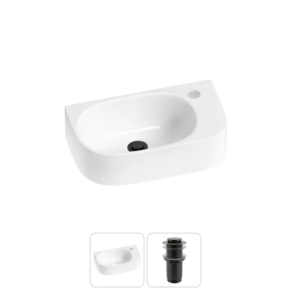 Фото 10 Раковина Lavinia boho bathroom sink 20216302R 40см цвет раковина 2 в 1: донный клапан