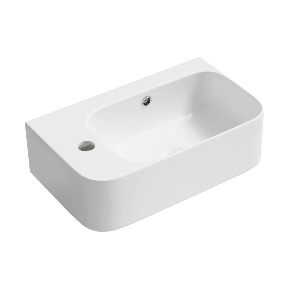 Фото 2 Раковина накладная подвесная Lavinia Boho Bathroom Sink 45x27 20216483R с донным клапаном, сифоном, смесителем и вентилями золото Фото 2 Раковина накладная подвесная Lavinia Boho Bathroom Sink 45x27 20216483R с донным клапаном, сифоном, смесителем и вентилями золото