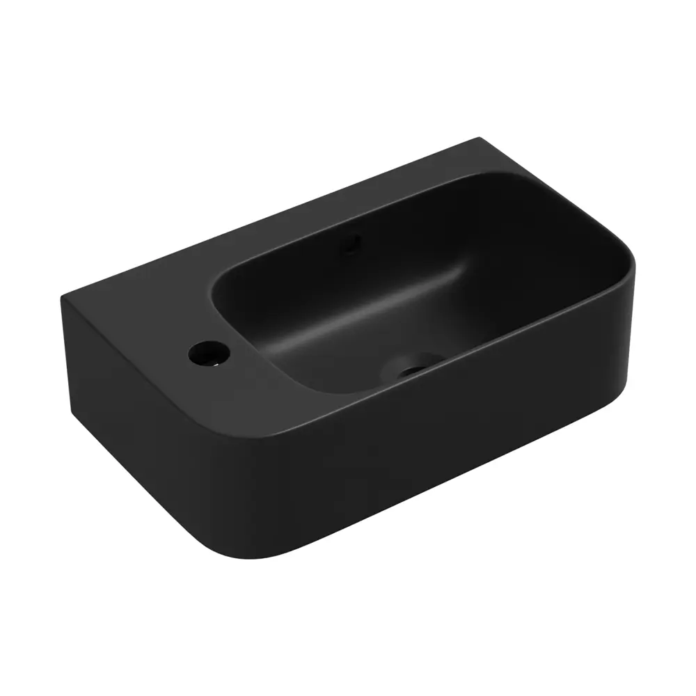 Фото 13 Раковина накладная подвесная Lavinia Boho Bathroom Sink 45x27 20216495R с донным клапаном, сифоном, смесителем и вентилями цвет матовый черный Фото 13 Раковина накладная подвесная Lavinia Boho Bathroom Sink 45x27 20216495R с донным клапаном, сифоном, смесителем и вентилями цвет матовый черный