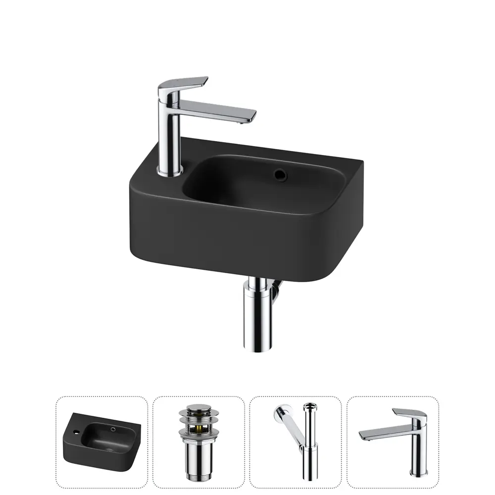 Фото 3 Раковина Lavinia boho bathroom sink 20216547R 37см цвет раковина 4 в 1: донный клапан, сифон, смеситель Фото 3 Раковина Lavinia boho bathroom sink 20216547R 37см цвет раковина 4 в 1: донный клапан, сифон, смеситель
