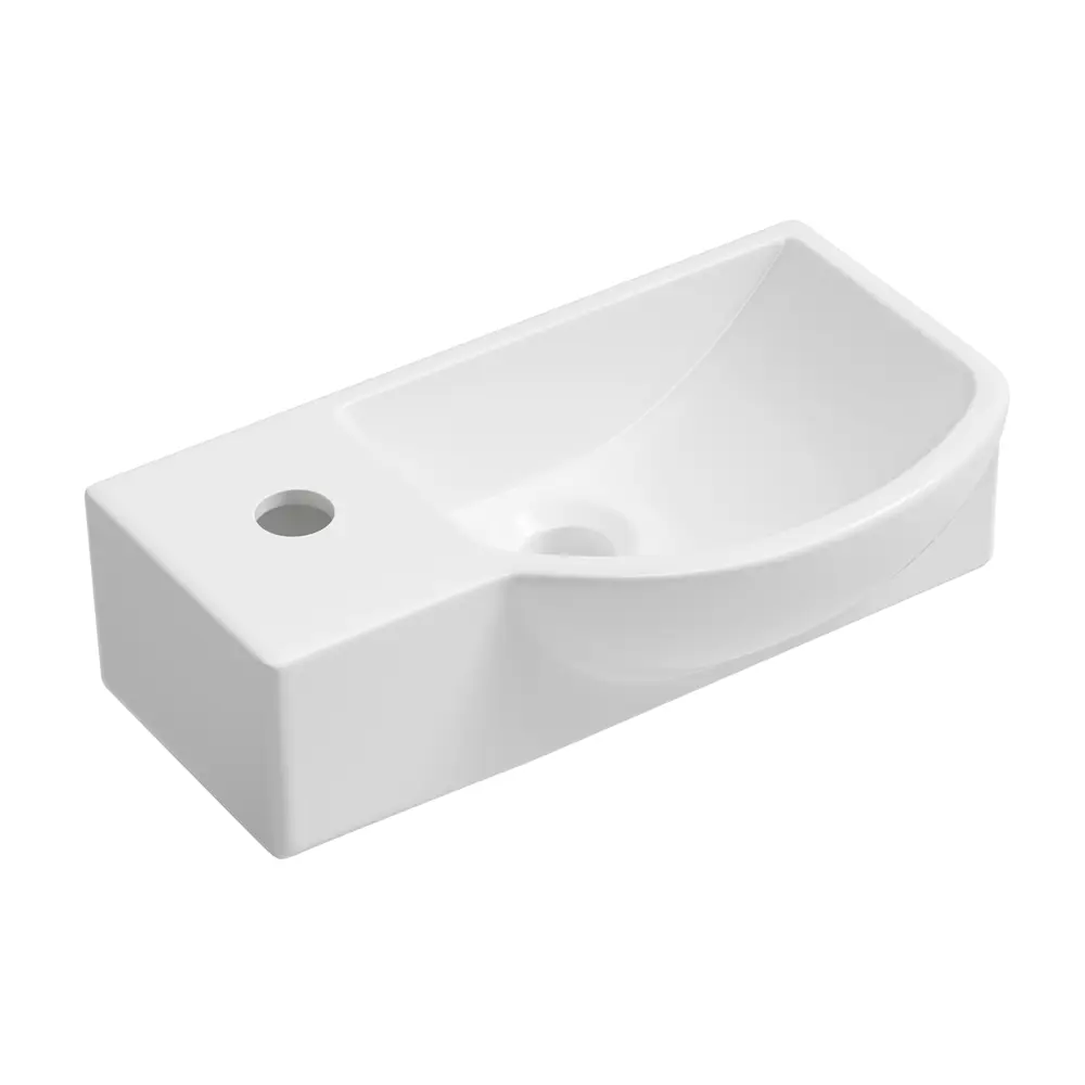 Фото 5 Раковина накладная подвесная Lavinia Boho Bathroom Sink 40x23 20219601R в комплекте для ванной комнаты цвет хром Фото 5 Раковина накладная подвесная Lavinia Boho Bathroom Sink 40x23 20219601R в комплекте для ванной комнаты цвет хром