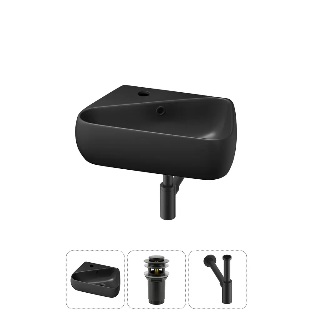 Фото 5 Раковина Lavinia boho bathroom sink 20216601R 44см цвет раковина 3 в 1: донный клапан, сифон