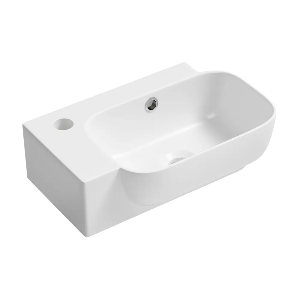 Фото 9 Раковина накладная подвесная Lavinia Boho Bathroom Sink 40x24 20219783R в комплекте для ванной комнаты цвет хром Фото 9 Раковина накладная подвесная Lavinia Boho Bathroom Sink 40x24 20219783R в комплекте для ванной комнаты цвет хром