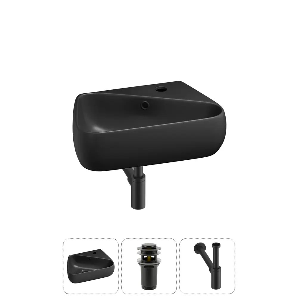 Фото 5 Раковина Lavinia boho bathroom sink 20216629R 44см цвет раковина 3 в 1: донный клапан, сифон