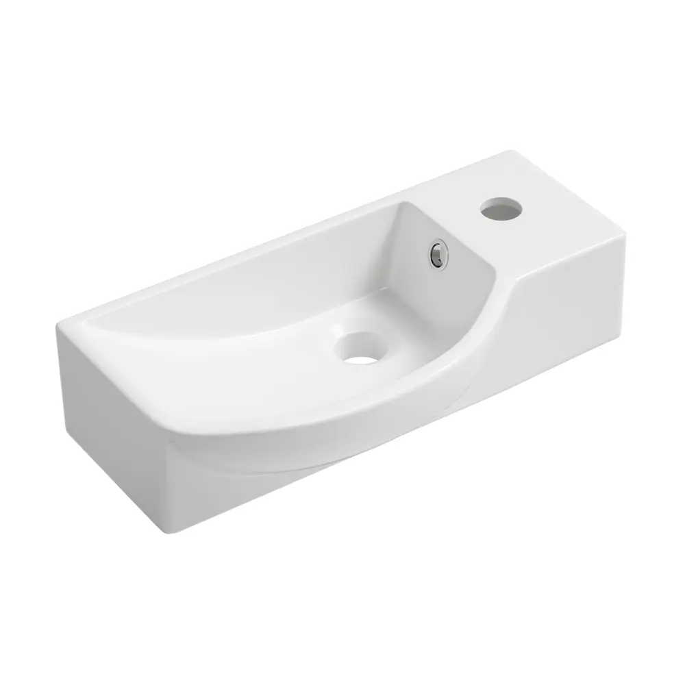 Фото 11 Раковина накладная подвесная Lavinia Boho Bathroom Sink 45x24 20219646R в комплекте для ванной комнаты цвет матовый белый Фото 11 Раковина накладная подвесная Lavinia Boho Bathroom Sink 45x24 20219646R в комплекте для ванной комнаты цвет матовый белый