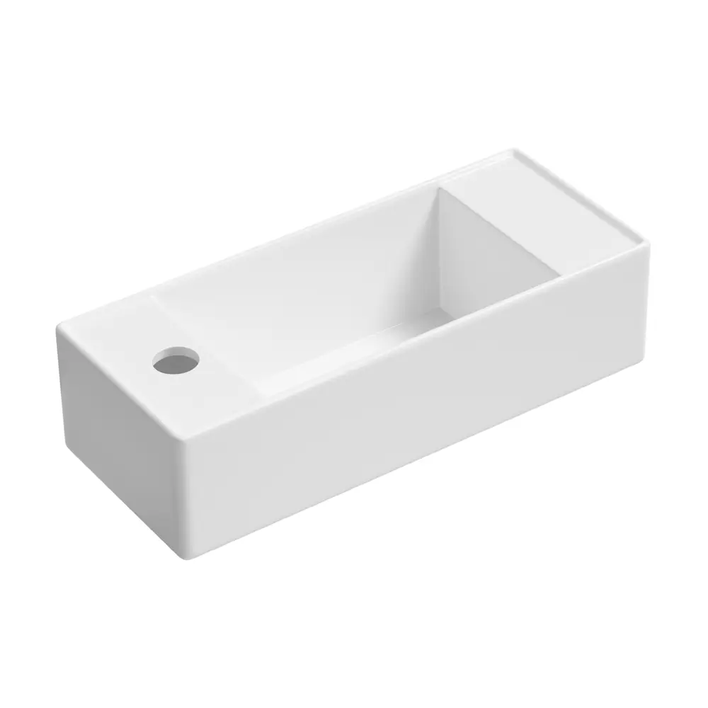Фото 5 Раковина накладная подвесная Lavinia Boho Bathroom Sink 43x18 20219728R в комплекте для ванной комнаты цвет матовый черный Фото 5 Раковина накладная подвесная Lavinia Boho Bathroom Sink 43x18 20219728R в комплекте для ванной комнаты цвет матовый черный