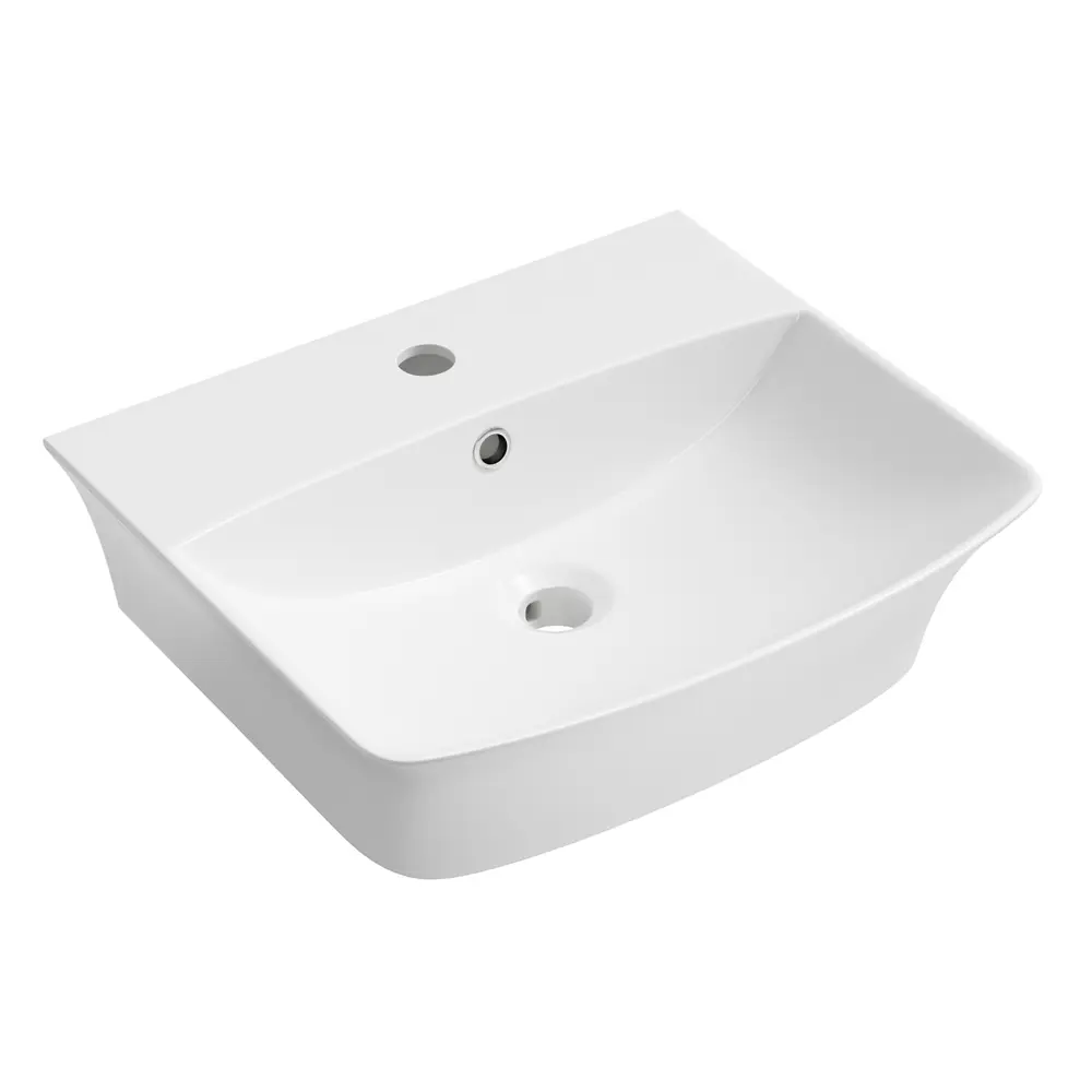Фото 13 Раковина накладная подвесная Lavinia Boho Bathroom Sink 45x40 20219966R в комплекте для ванной комнаты цвет матовый черный Фото 13 Раковина накладная подвесная Lavinia Boho Bathroom Sink 45x40 20219966R в комплекте для ванной комнаты цвет матовый черный