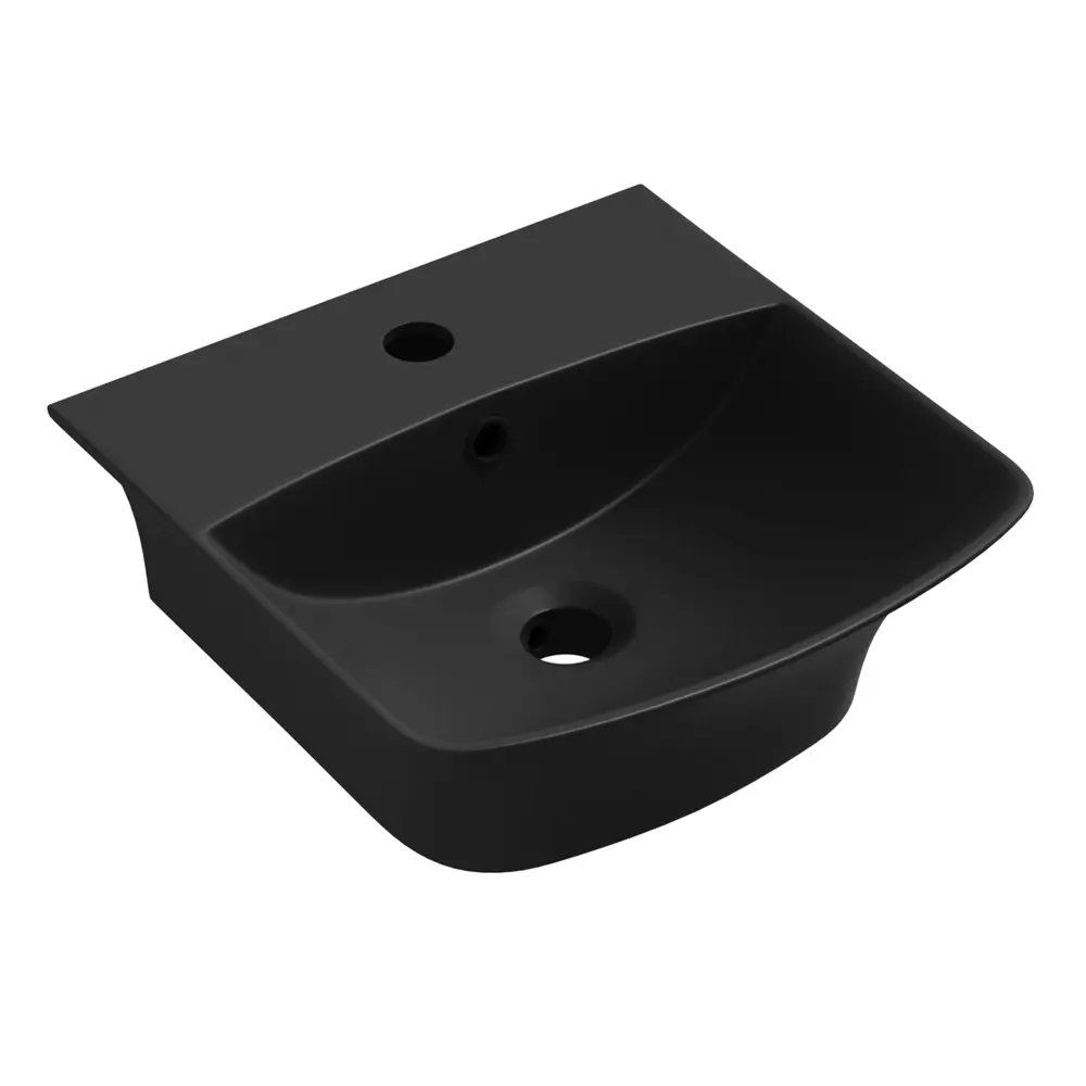Фото 12 Раковина накладная подвесная Lavinia Boho Bathroom Sink 35x36 20219959R в комплекте для ванной комнаты цвет матовый черный Фото 12 Раковина накладная подвесная Lavinia Boho Bathroom Sink 35x36 20219959R в комплекте для ванной комнаты цвет матовый черный