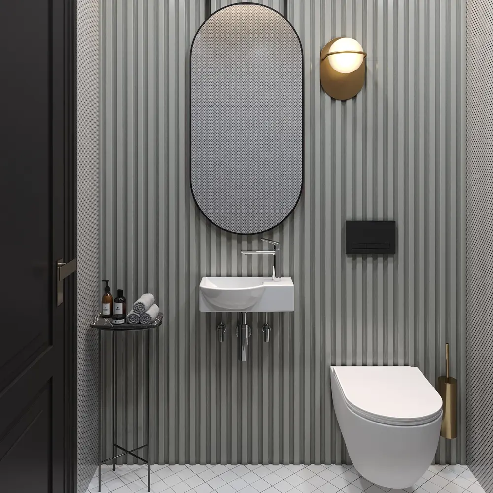 Фото 3 Раковина накладная подвесная Lavinia Boho Bathroom Sink 40x23 20216057R с донным клапаном, сифоном и смесителем цвет хром Фото 3 Раковина накладная подвесная Lavinia Boho Bathroom Sink 40x23 20216057R с донным клапаном, сифоном и смесителем цвет хром
