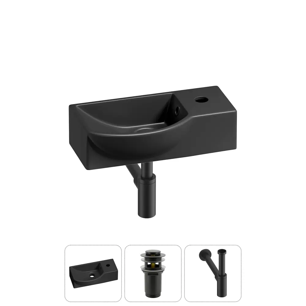 Фото 7 Раковина Lavinia boho bathroom sink 20216069R 40см цвет раковина 3 в 1: донный клапан, сифон