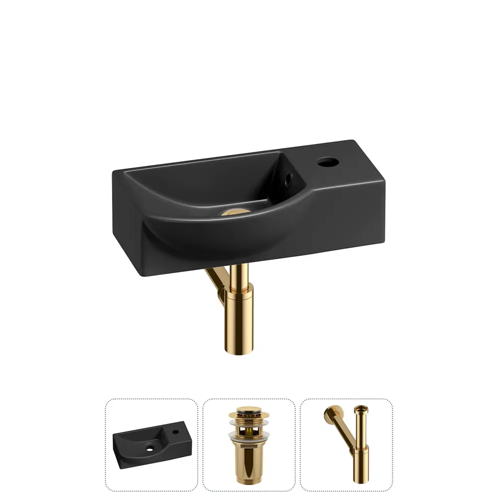 Фото Раковина Lavinia boho bathroom sink 20216070R 40см цвет раковина 3 в 1: донный клапан, сифон