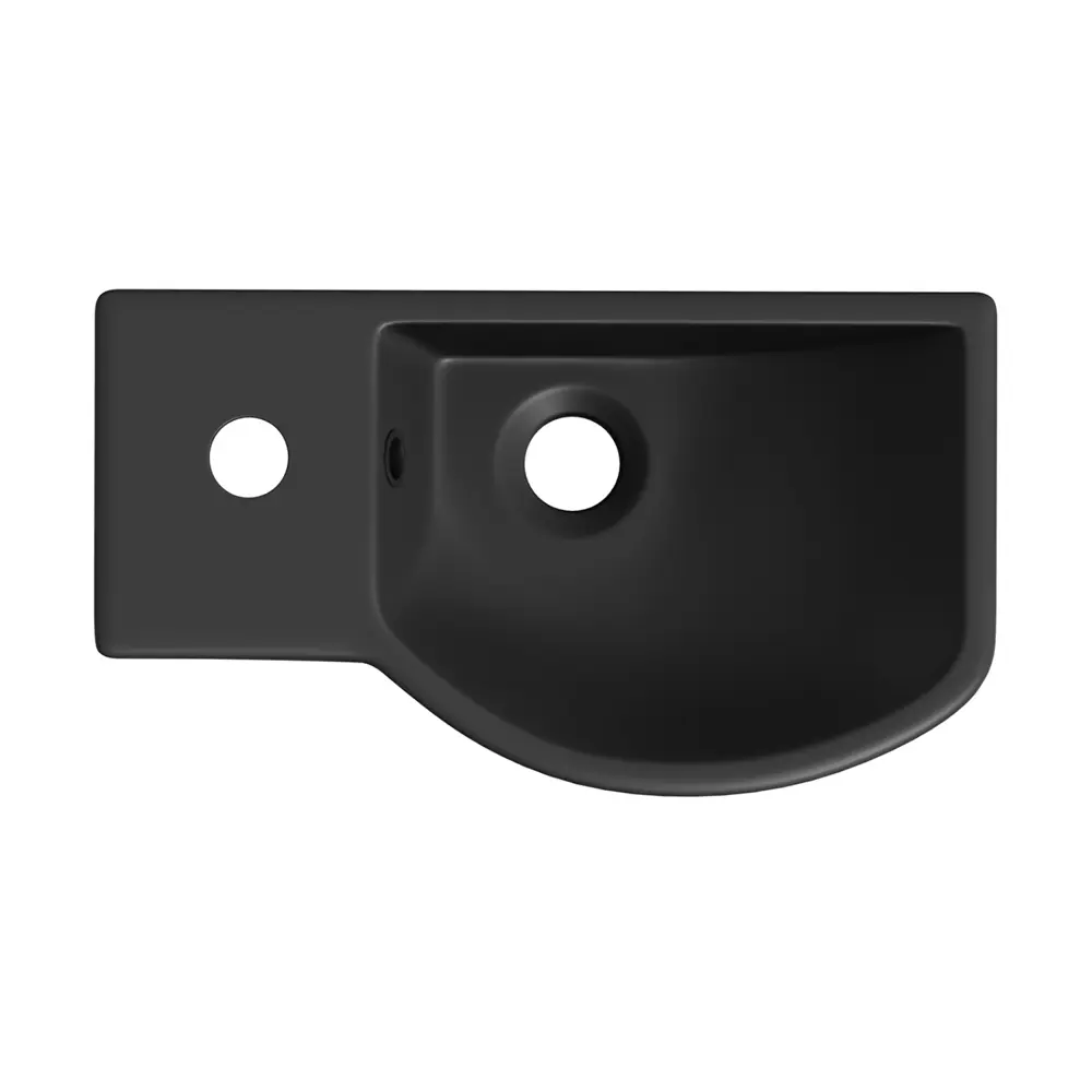 Фото 4 Раковина накладная подвесная Lavinia Boho Bathroom Sink 40x23 20216038R с донным клапаном цвет матовый черный Фото 4 Раковина накладная подвесная Lavinia Boho Bathroom Sink 40x23 20216038R с донным клапаном цвет матовый черный