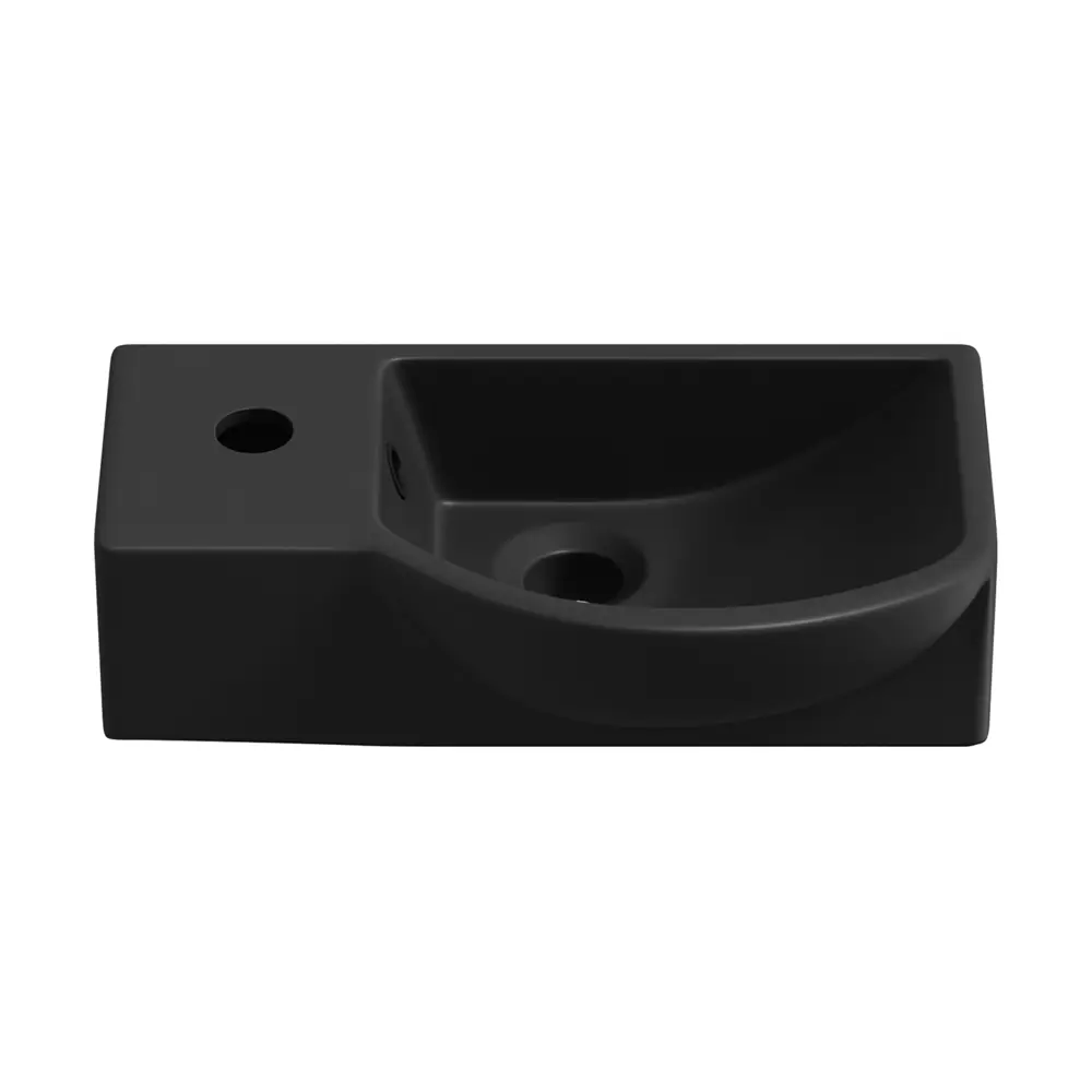 Фото 10 Раковина накладная подвесная Lavinia Boho Bathroom Sink 40x23 20216038R с донным клапаном цвет матовый черный Фото 10 Раковина накладная подвесная Lavinia Boho Bathroom Sink 40x23 20216038R с донным клапаном цвет матовый черный