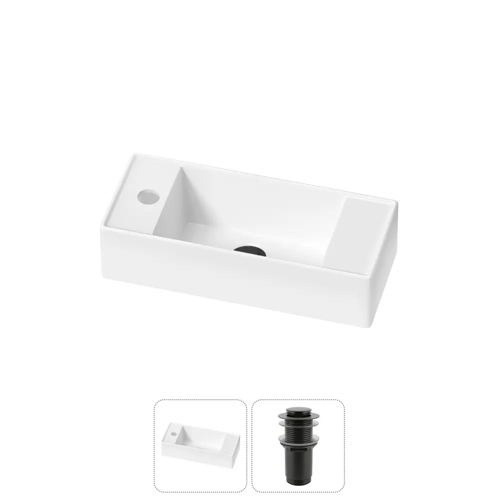 Фото 3 Раковина Lavinia boho bathroom sink 20216274R 43см цвет раковина 2 в 1: донный клапан