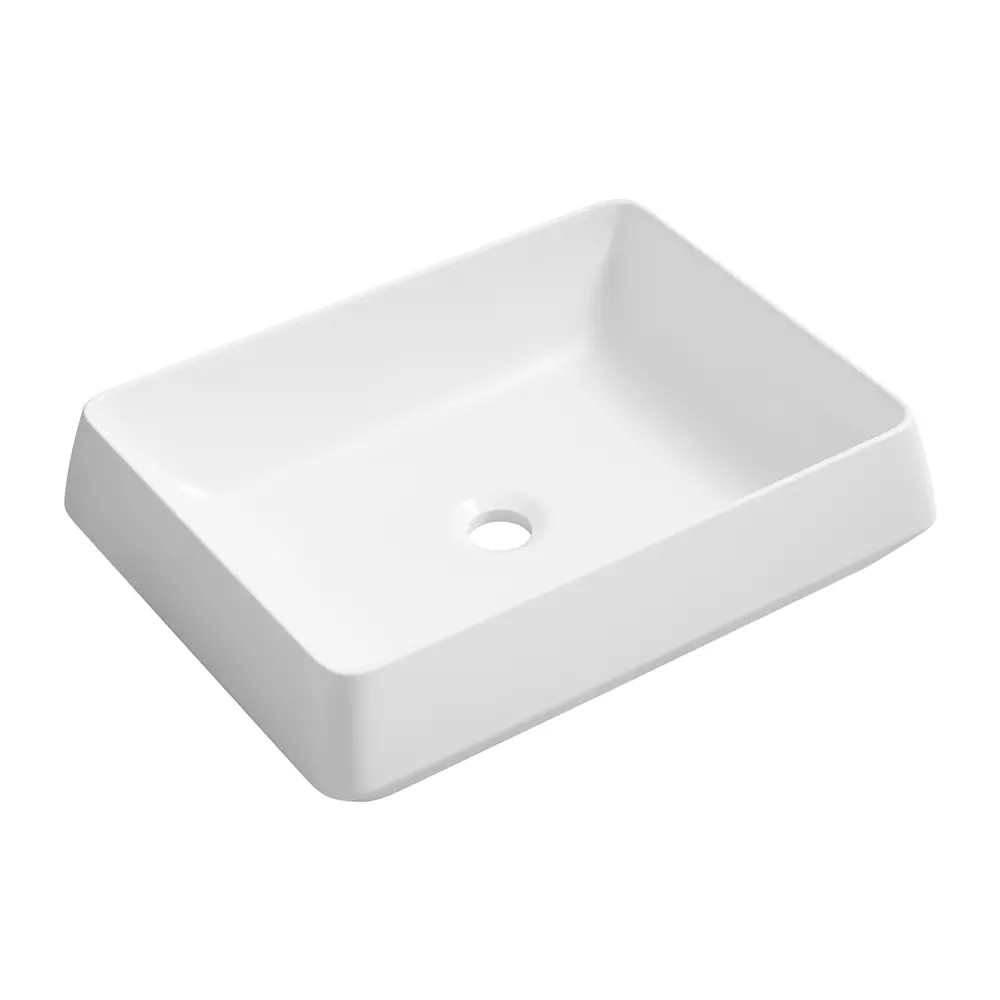 Фото 4 Раковина накладная для ванной Lavinia Boho Bathroom Sink 50x38 20215441R с донным клапаном, сифоном, смесителем и вентилями цвет матовый черный