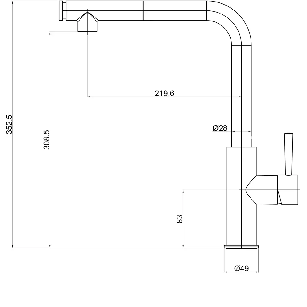 Фото 4 Смеситель для кухни Maxonor pure life PL4287-7 поворотный излив 30.6 см цвет черный матовый, черный Фото 4 Смеситель для кухни Maxonor pure life PL4287-7 поворотный излив 30.6 см цвет черный матовый, черный