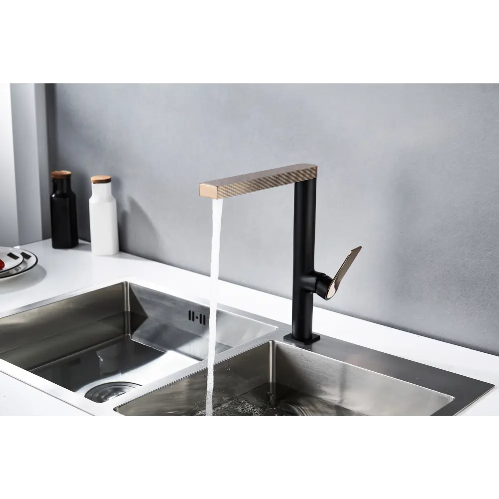 Фото 3 Смеситель для кухни Maxonor pure life PL4083 поворотный излив 27.2 см цвет черный матовый, черный Фото 3 Смеситель для кухни Maxonor pure life PL4083 поворотный излив 27.2 см цвет черный матовый, черный