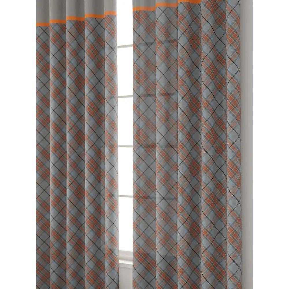 Фото 4 Комплект штор At home Базовая коллекция AT937163 на шторной ленте 280x150 см цвет серый Фото 4 Комплект штор At home Базовая коллекция AT937163 на шторной ленте 280x150 см цвет серый