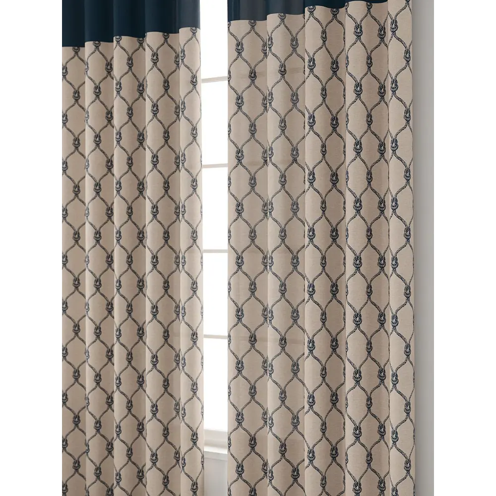 Фото 5 Комплект штор At home Базовая коллекция AT937126 на шторной ленте 280x150 см цвет бежевый Фото 5 Комплект штор At home Базовая коллекция AT937126 на шторной ленте 280x150 см цвет бежевый