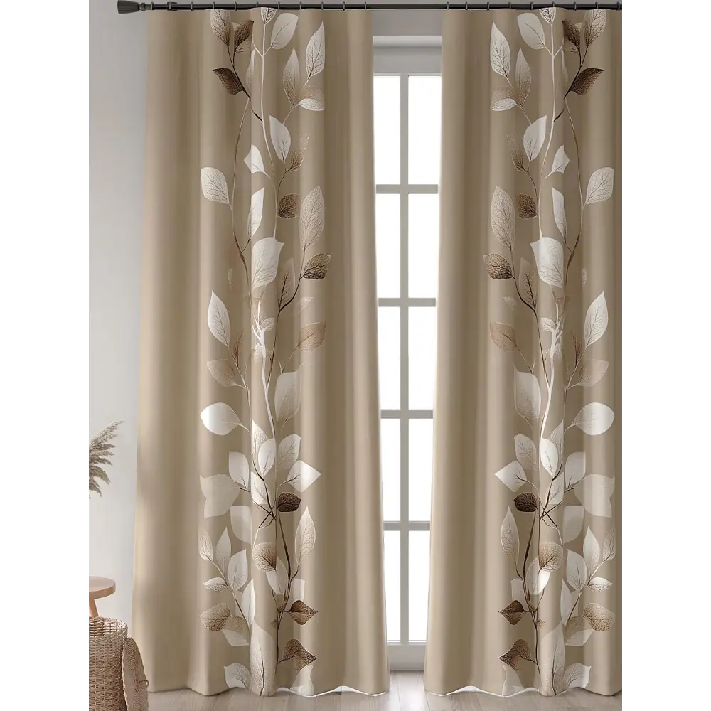 Фото Комплект штор At home Базовая коллекция AT601134 на шторной ленте 250x150 см цвет бежевый Фото Комплект штор At home Базовая коллекция AT601134 на шторной ленте 250x150 см цвет бежевый