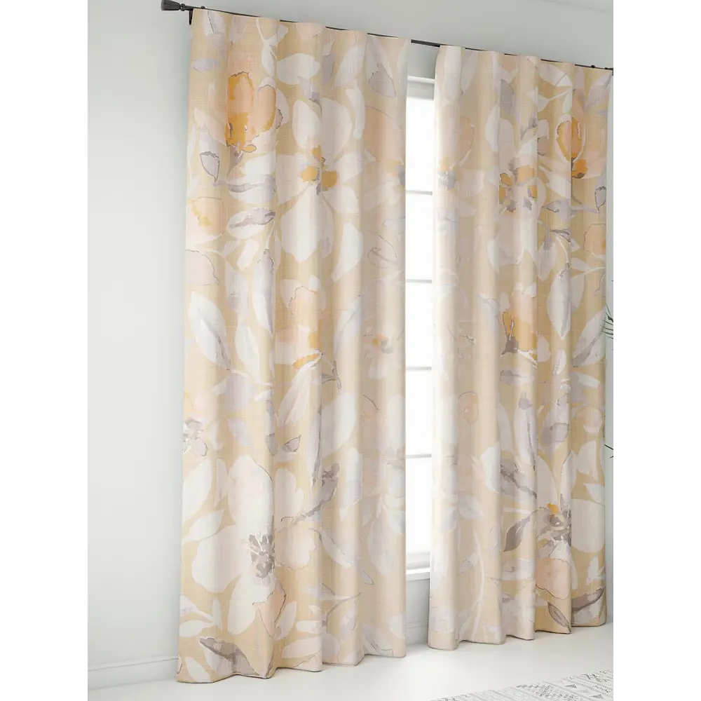 Фото 6 Комплект штор At home Базовая коллекция AT602172 на шторной ленте 240x150 см цвет белый