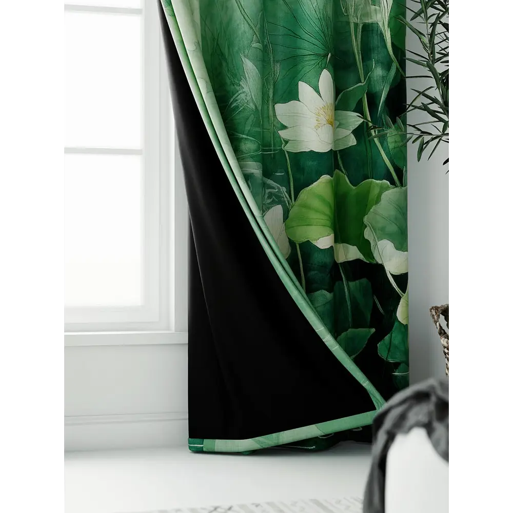 Фото Комплект штор At home Базовая коллекция AT602189 на шторной ленте 240x150 см цвет бежевый