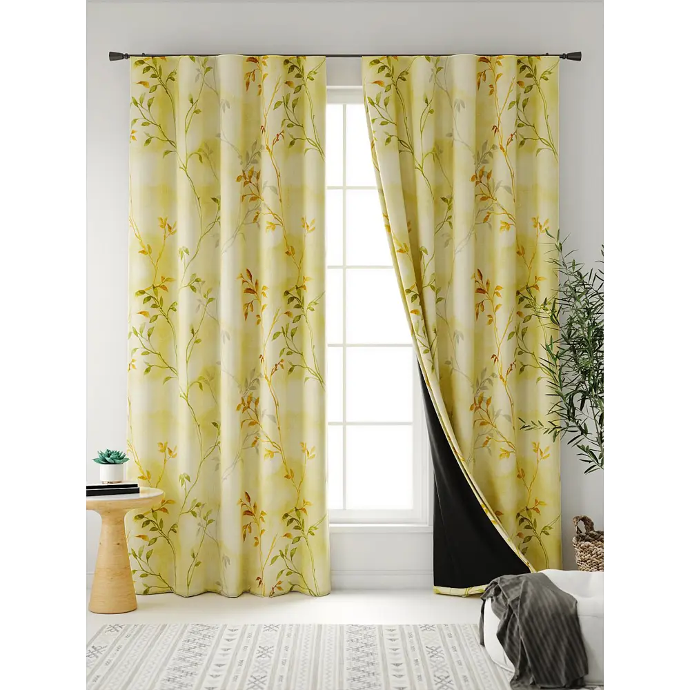 Фото 3 Комплект штор At home Базовая коллекция AT602007 на шторной ленте 240x150 см цвет зеленый Фото 3 Комплект штор At home Базовая коллекция AT602007 на шторной ленте 240x150 см цвет зеленый