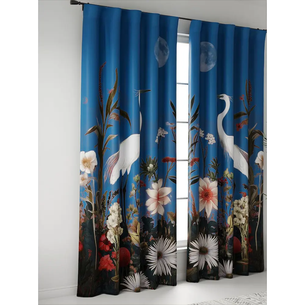 Фото 4 Комплект штор At home Базовая коллекция AT602014 на шторной ленте 240x150 см цвет красный