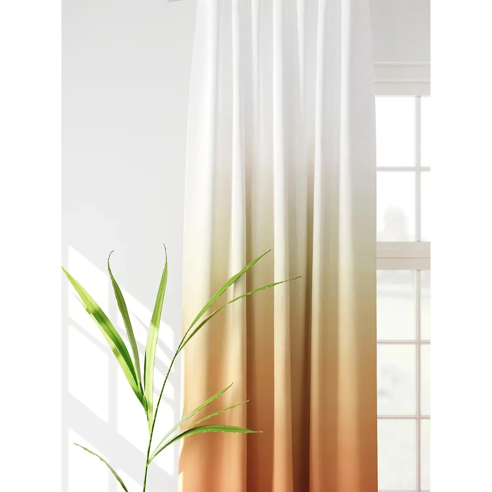 Фото 4 Комплект штор At home Базовая коллекция AT526156 на шторной ленте 260x150 см цвет белый Фото 4 Комплект штор At home Базовая коллекция AT526156 на шторной ленте 260x150 см цвет белый