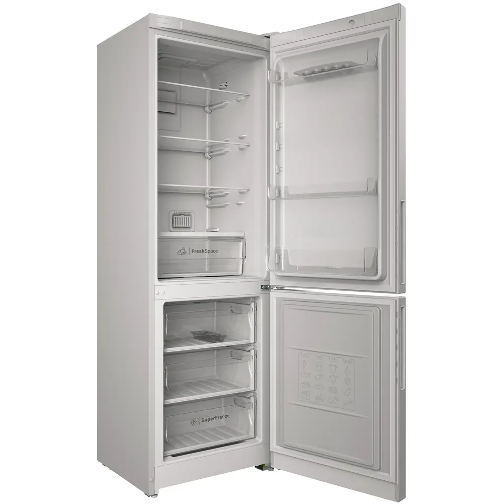 Фото 7 Отдельностоящий холодильник Indesit ITR 5180 W 60x185 см цвет белый Фото 7 Отдельностоящий холодильник Indesit ITR 5180 W 60x185 см цвет белый