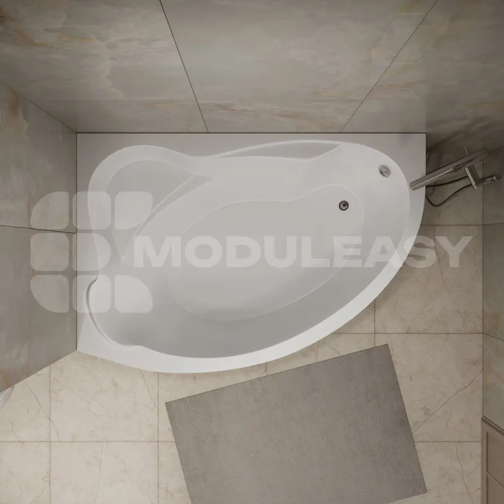 Фото 9 Прямоугольная ванна Moduleasy PALMER 01кар1610л акрил 150x104см Фото 9 Прямоугольная ванна Moduleasy PALMER 01кар1610л акрил 150x104см