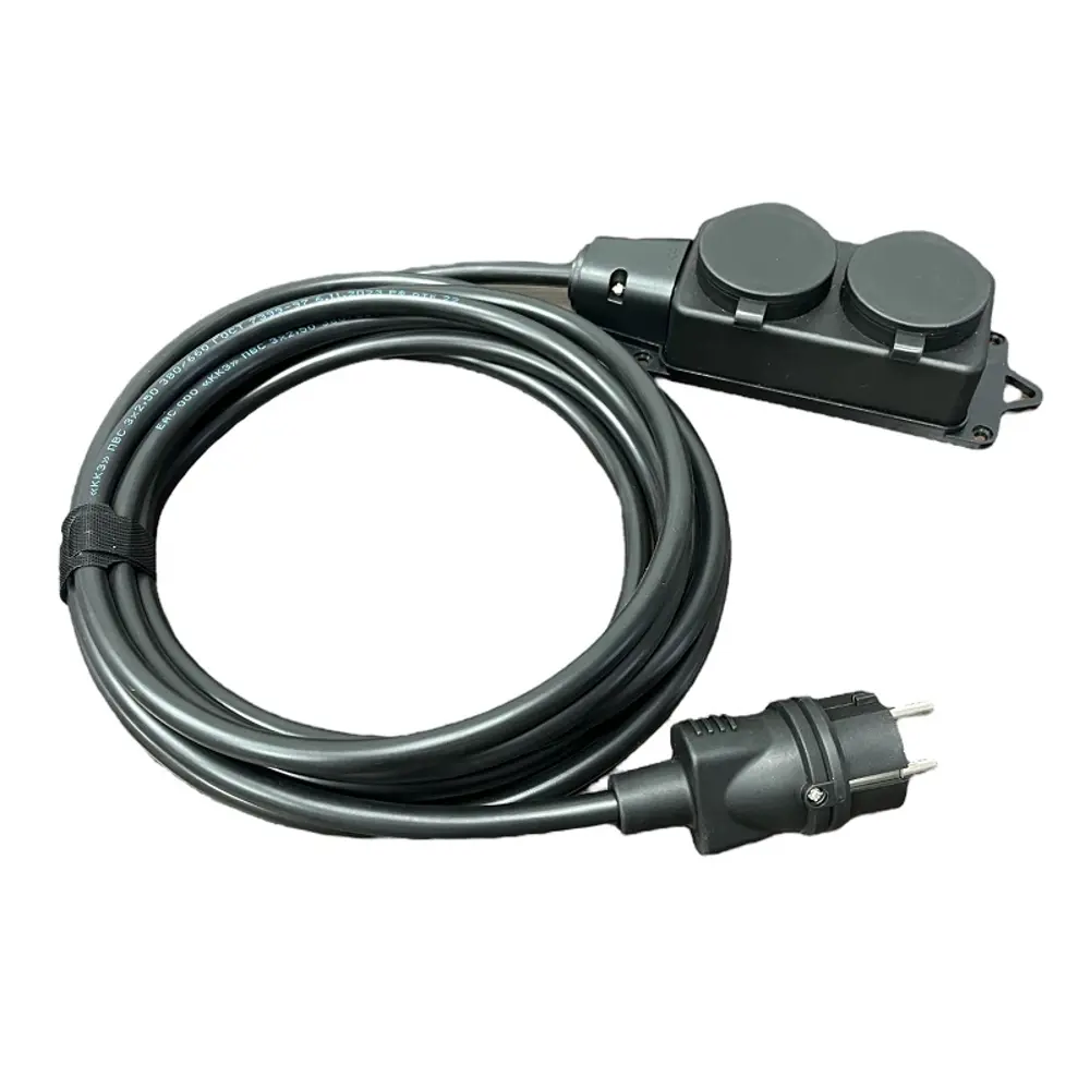Фото Удлинитель-шнур силовой iTOK тип SU i-connect-SU-PVS-325-2-44-3 2 розетки с заземлением 3x2.5 мм 3 м 3500 Вт цвет черный Фото Удлинитель-шнур силовой iTOK тип SU i-connect-SU-PVS-325-2-44-3 2 розетки с заземлением 3x2.5 мм 3 м 3500 Вт цвет черный