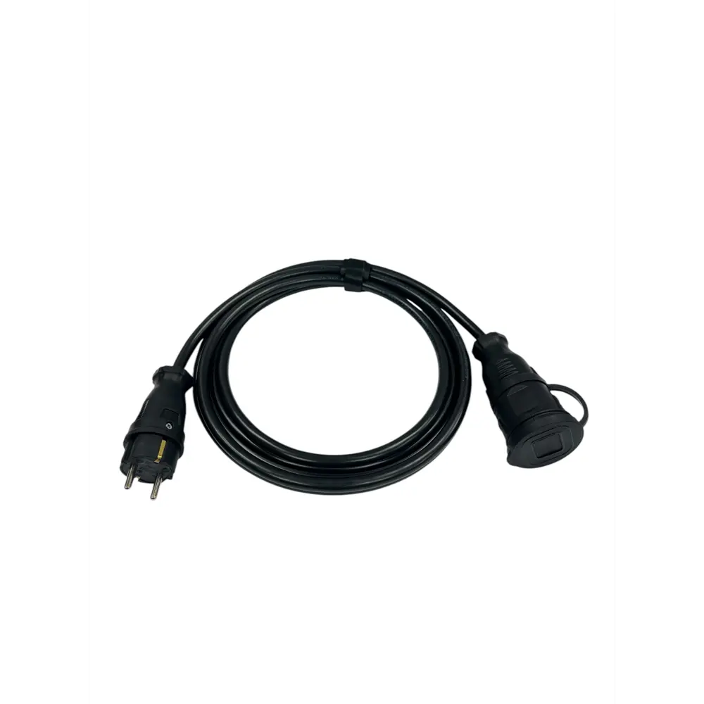 Фото Удлинитель-шнур Itok i-connect-color-SU-PVS-310-1-44-5-black 3x1 5 м 1 розетка 2200 Вт с заземлением IP44 цвет черный
