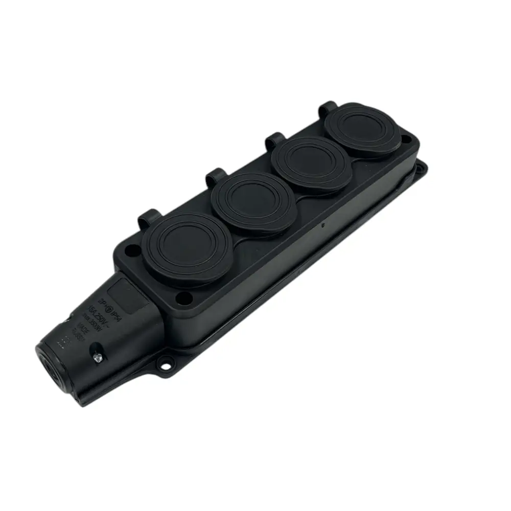 Фото 5 Удлинитель-шнур Itok i-connect-color-SU-PVS-315-4-54-5-black 4 розетки с заземлением 3x1.5 мм 5 м 3500 Вт цвет черный