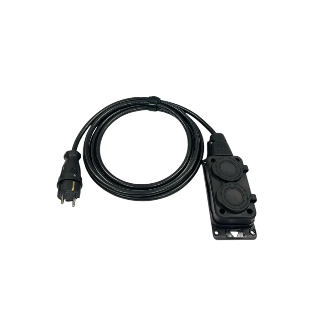 Фото 2 Удлинитель-шнур Itok i-connect-color-SU-KG-215-2-54-40-black 2 розетки без заземления 2x1.5 мм 40 м 3500 Вт цвет черный Фото 2 Удлинитель-шнур Itok i-connect-color-SU-KG-215-2-54-40-black 2 розетки без заземления 2x1.5 мм 40 м 3500 Вт цвет черный