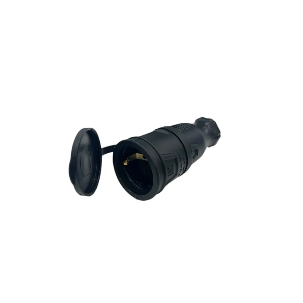 Фото 3 Удлинитель-шнур на рамке Itok i-connect-color-sur-PVS-310-1-44-20-black 3x1 20 м 1 розетка 2200 Вт с заземлением IP44 цвет черный