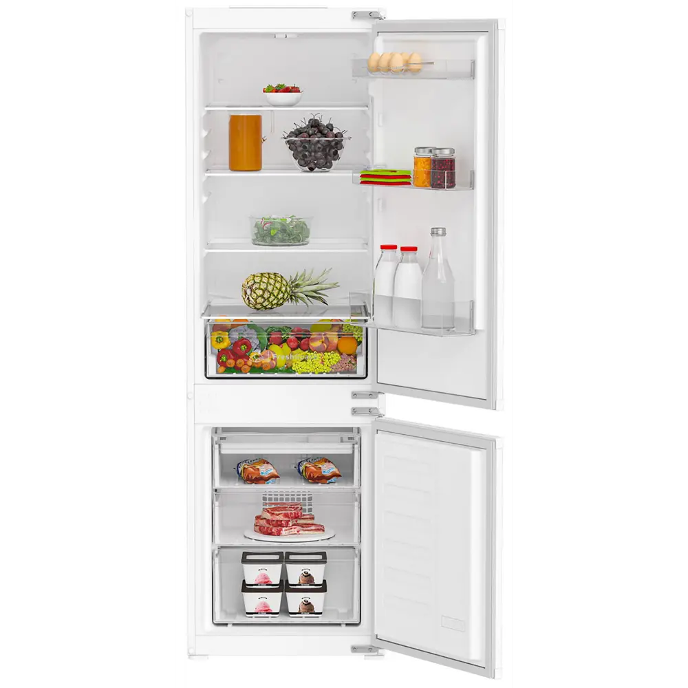 Фото 3 Встраиваемый холодильник Indesit IBH 18 54x177.5 см цвет белый Фото 3 Встраиваемый холодильник Indesit IBH 18 54x177.5 см цвет белый